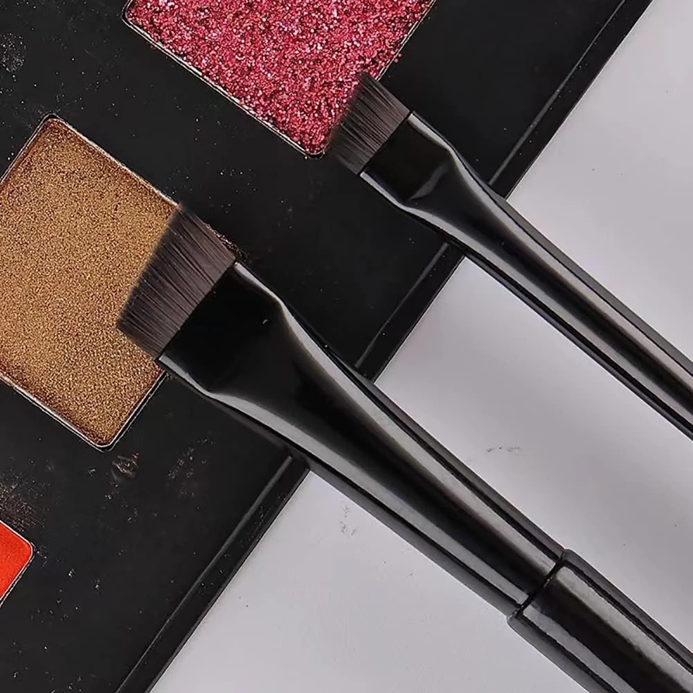 Кисточки для подводки угловая JIHUOO Набор 3 штуки, фото №4 Кисточки для подводки угловая JIHUOO Набор 3 штуки, фото №4