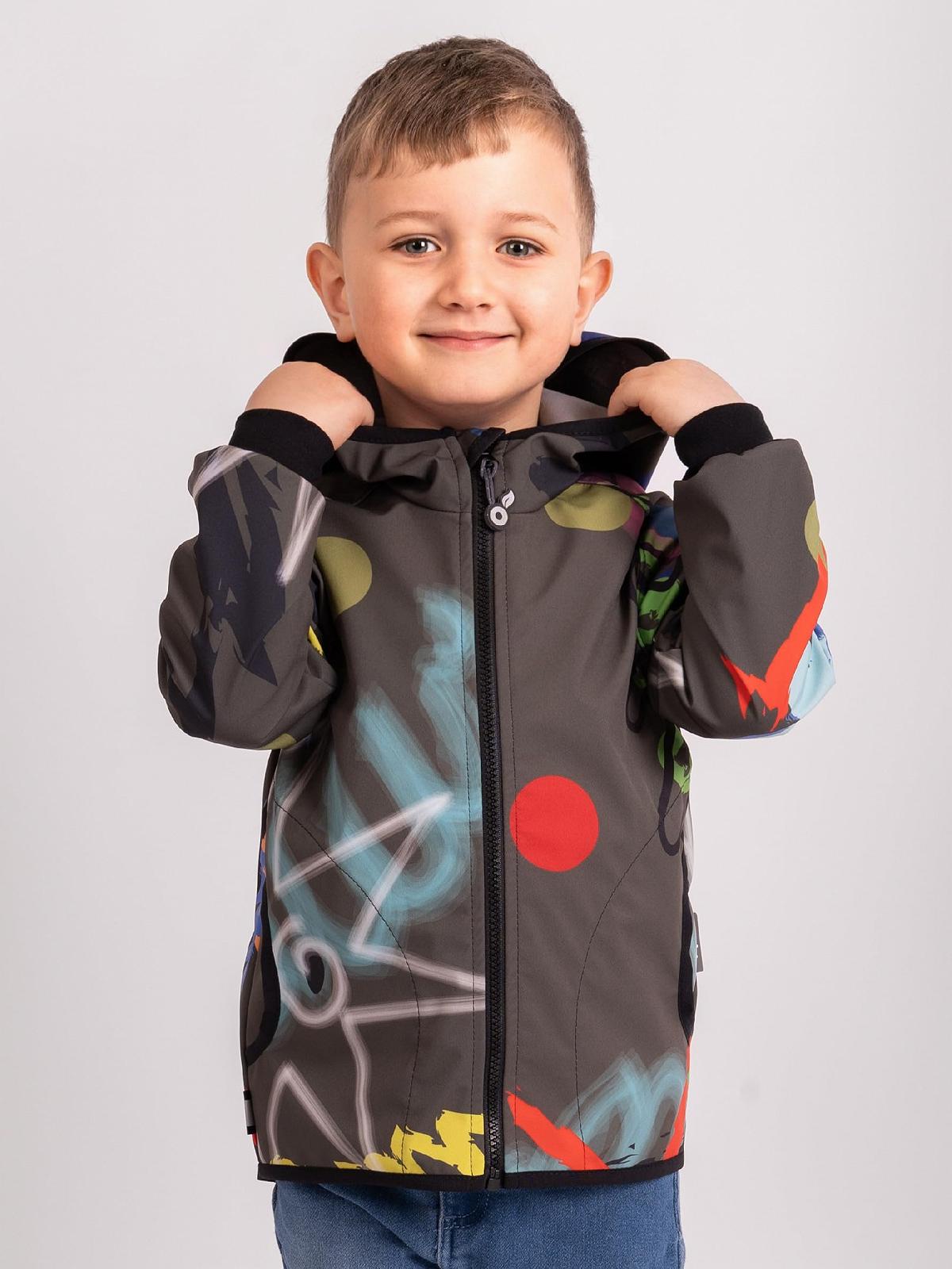 Софтшелл куртка Unuo Дитяча з флісовою підкладкою та капюшоном Водовідштовхувальна, вітрозахисна, дихаюча, фото №2 Софтшелл куртка Unuo Дитяча з флісовою підкладкою та капюшоном Водовідштовхувальна, вітрозахисна, дихаюча, фото №2