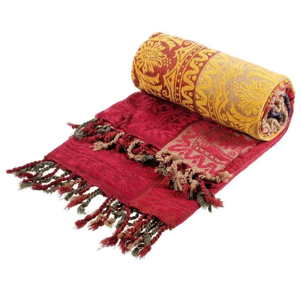 Покрывало Хлопок Jbsceen Красный, 150 см x 190 см, фото №4