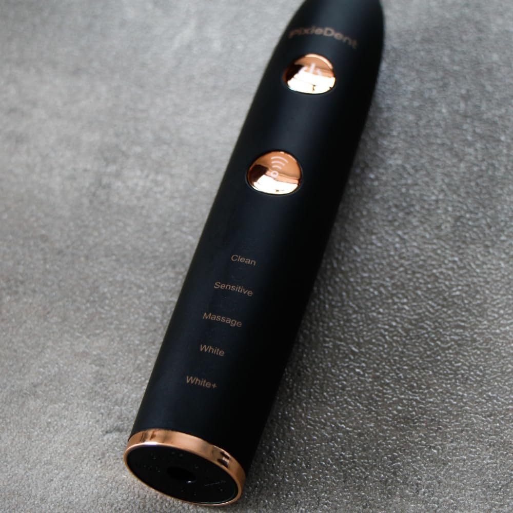 Електрична зубна щітка PixieDent Pearl звукова 5 режимів 3 рівні потужності 96000 рухів, фото №7