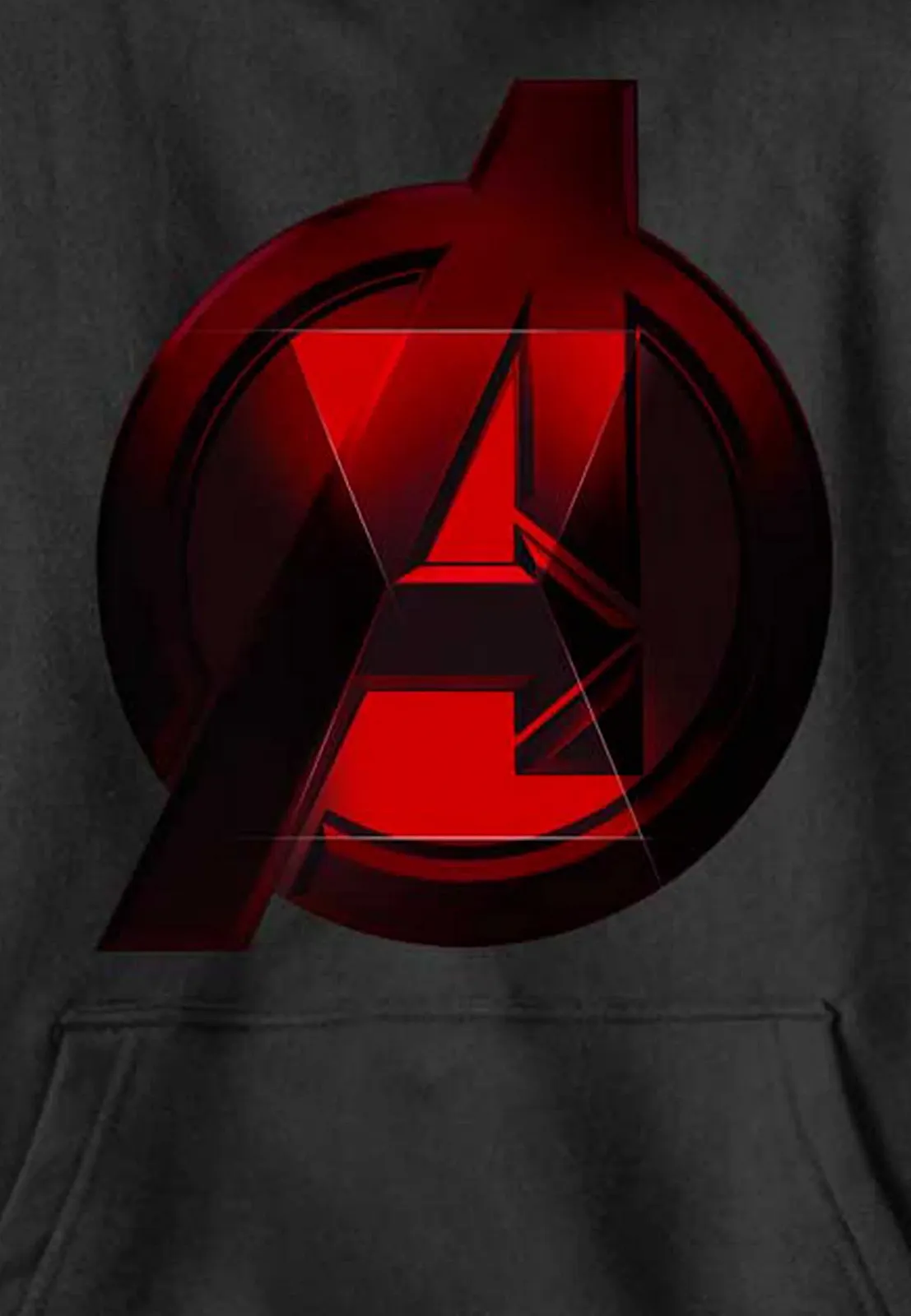 Унісекс Толстовка Marvel Press Black Widow - Widow Avenger Logo, чорний, фото №2