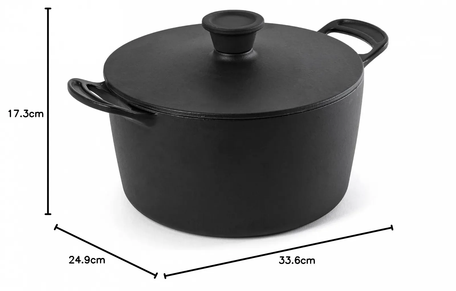 Каструля Tefal Jamie Oliver Premium E2124655 чавунна з кришкою 24 см, фото №8