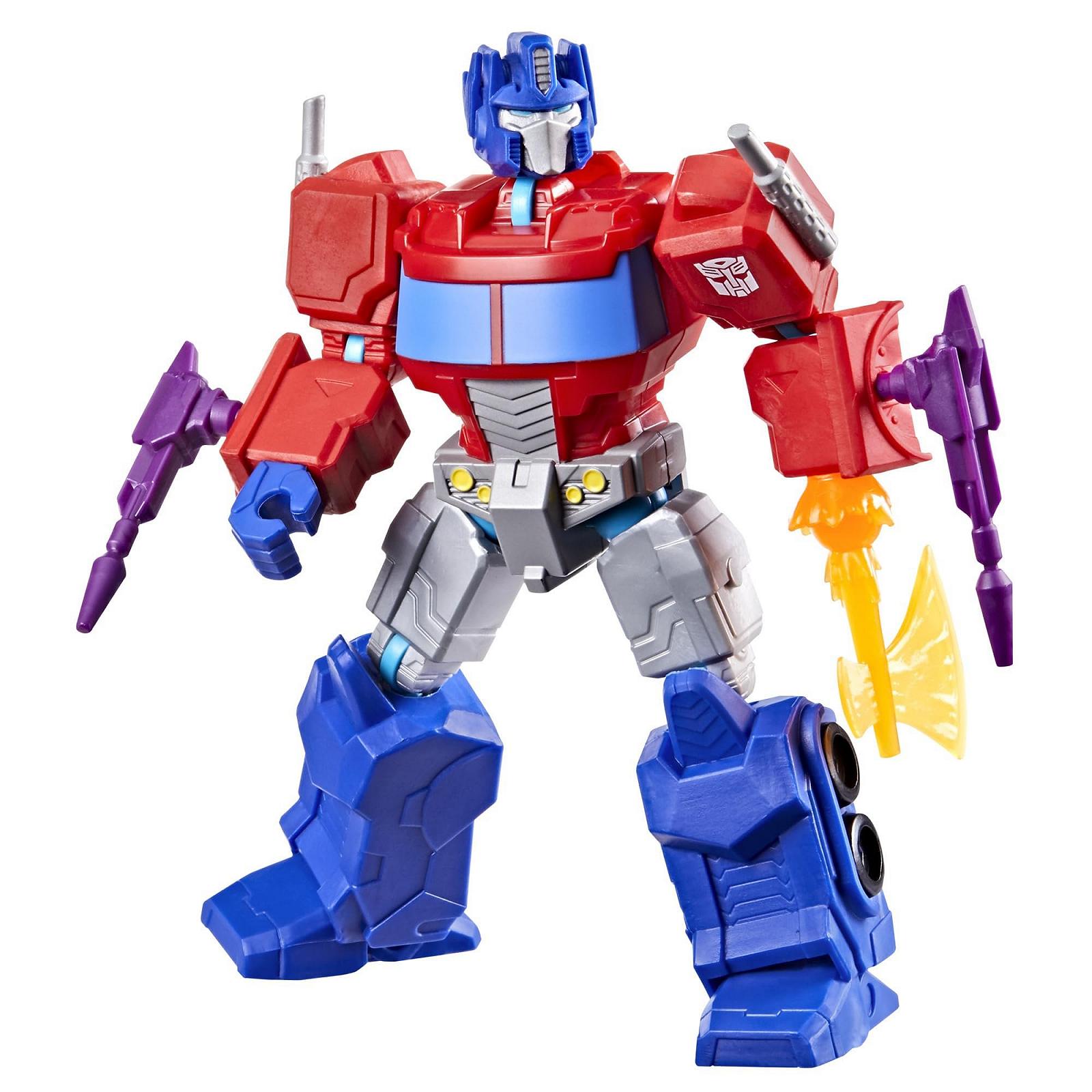 Фигурка Transformers MixMashers Оптимус Прайм, разборная, делюкс, с аксессуарами, фото №4