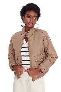 Куртка TRENDYOL зимняя стеганая с логанами - Фото 1