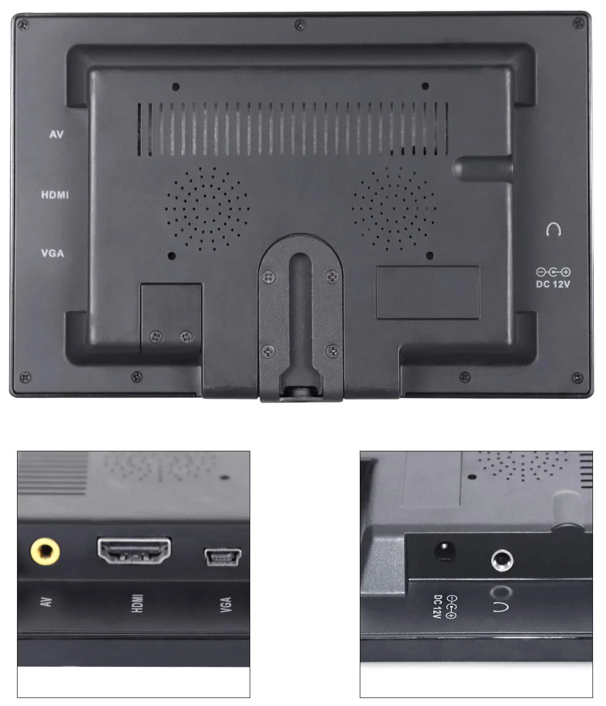 Монітор Wholev 7" VGA TFT 60 Гц, фото №5 Монітор Wholev 7" VGA TFT 60 Гц, фото №5