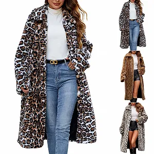 Куртка зі штучного хутра Довга тепла synthetic.ua - Фото 1