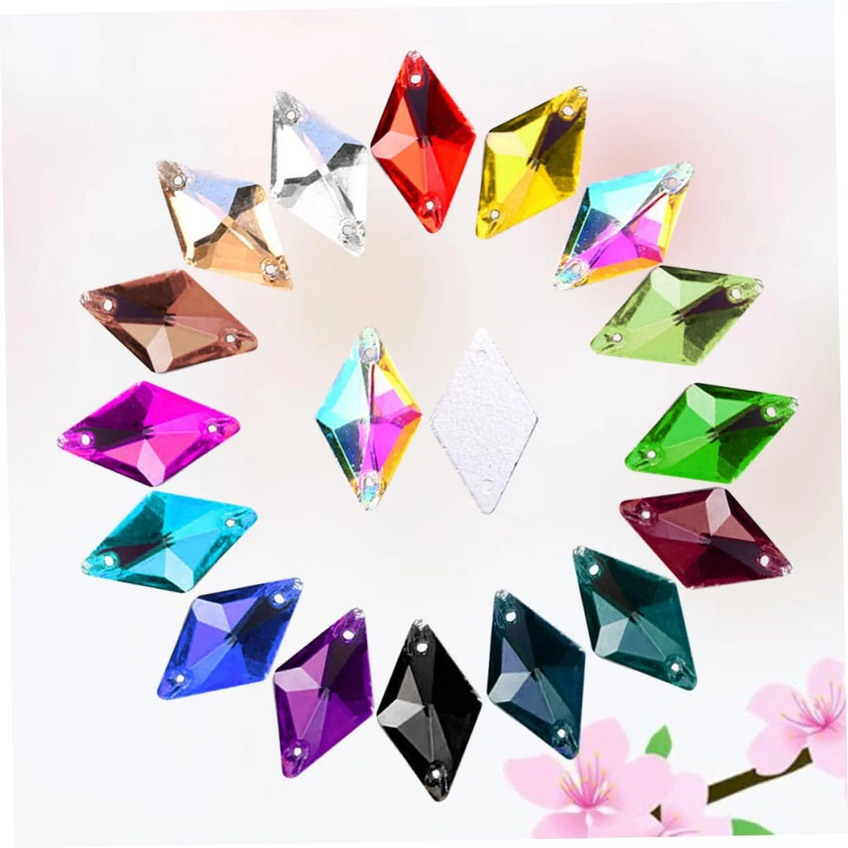 Матеріали для біжутерії MERRYHAPY Скло Дизайн 28 шт * 3, фото №2