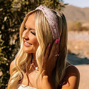 Обруч на голову DRESHOW Жіноча 4 шт Вузловата Бохо Широка Нековзна synthetic.ua - Фото 1