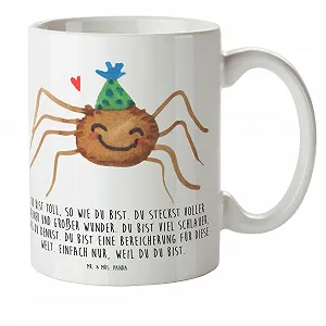 Дитяча Кружка Mr. & Mrs. Panda Павук Агата Вечірка - Фото 1