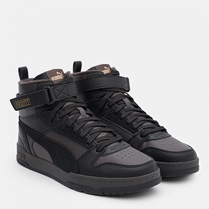 Черевики Puma Rbd Game Wtr Flat Dark Gray-Puma Black-Puma Gold 44.5 synthetic.ua - Фото 1