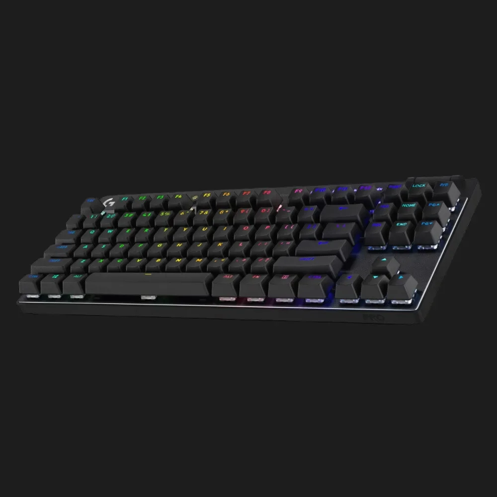 Ігрова бездротова клавіатура Logitech G PRO X TKL LIGHTSPEED / Механічна / USB / Bluetooth / Радіоканал / GX Brown Tactile Switch / RGB підсвітка / UKR / Black (920-012133), фото №3