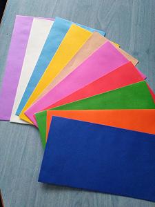 Конверты зеленые Евро 22х11 см бумажные подарочные канцелярские почтовые. Упаковка 10 шт. synthetic.ua - Фото 1