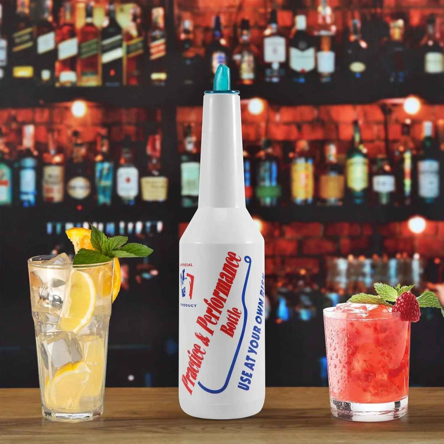 Пляшка для практики коктейлів Gokelomg Flair Bartender для бару, пабу, шейкер для коктейлів, 1 шт., фото №7