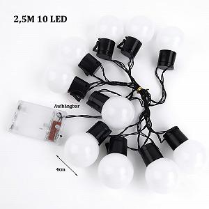 Гирлянда ENLACE Шары 2,5 м, 10 LED Теплый Белый synthetic.ua - Фото 1