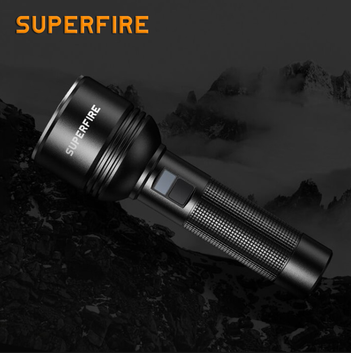 Фонарик ручний акумулятор D18 SuperFire 3350 Lumen IP44, фото №6 Фонарик ручний акумулятор D18 SuperFire 3350 Lumen IP44, фото №6