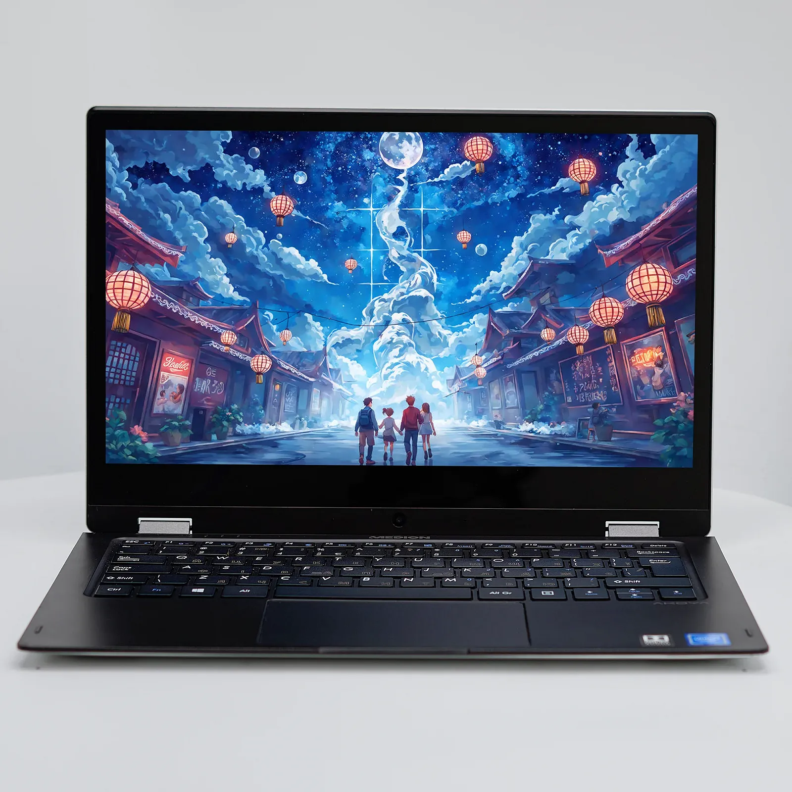 Ноутбук-планшет 13,3" Medion (Lenovo Group) E3221 Intel RAM 4 ГБ SSD 128 ГБ + eMMc 64 ГБ Трансформер Win10, фото №1