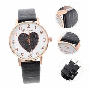 Часы VALICLUD Портативный реквизит Ореховая Пластина Черный Поднос Подносы Овальные Наклейки Наручные часы Браслет Наклейка Дисплей Четыре Синий Реквизит Искусство Настольный столик Сиденье Черная Кожа synthetic.ua - Фото 1