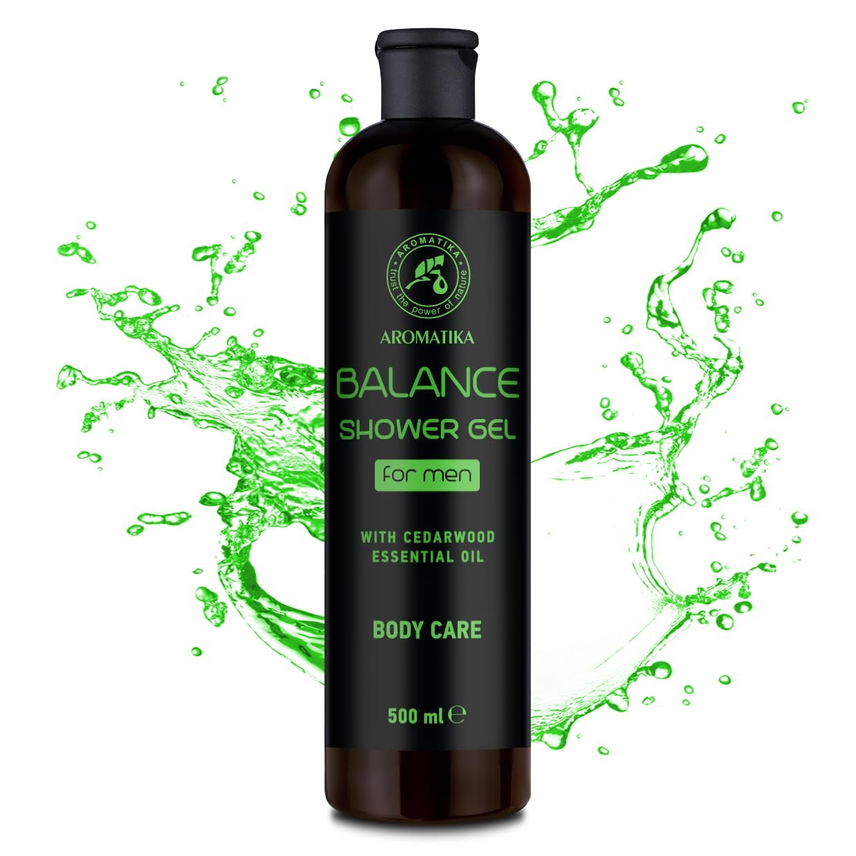 Гель для душа Balance for Men с эфирным маслом кедра 500 мл, фото №2