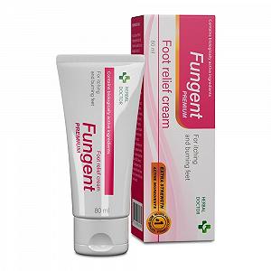 Крем Fungent Premium натуральний для догляду за шкірою стоп проти грибка, 80 мл - Фото 1