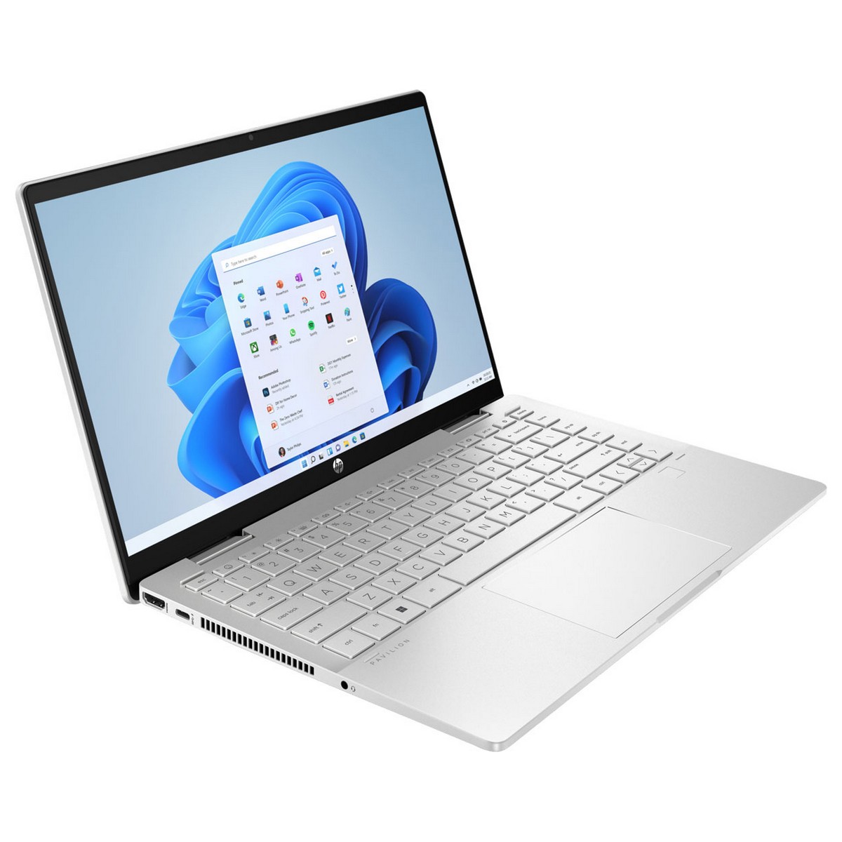 Ноутбук HP Pavilion x360 14-ek2015ua 14"FHD IPS Ts,300n/Core5-120U(4.6)/16Gb/SSD512Gb/Intl Gr/DOS/Сріблястий, фото №7