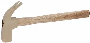Молоток-обценьки KS Tools Bronzeplus 963.2150 300 г Рукоятка з гікорі - Фото 1