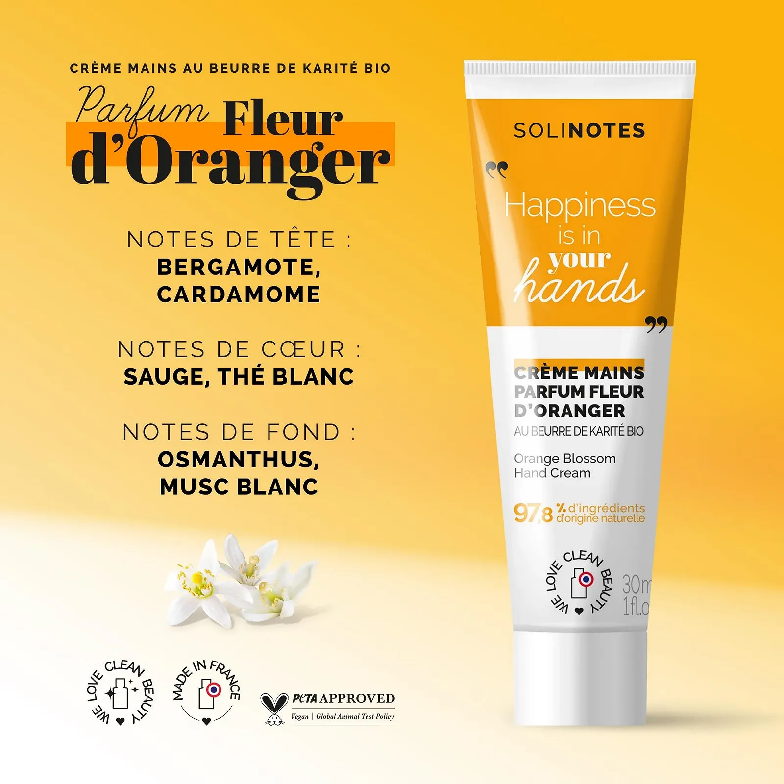 Крем для рук Orange Flower 30 мл, фото №4