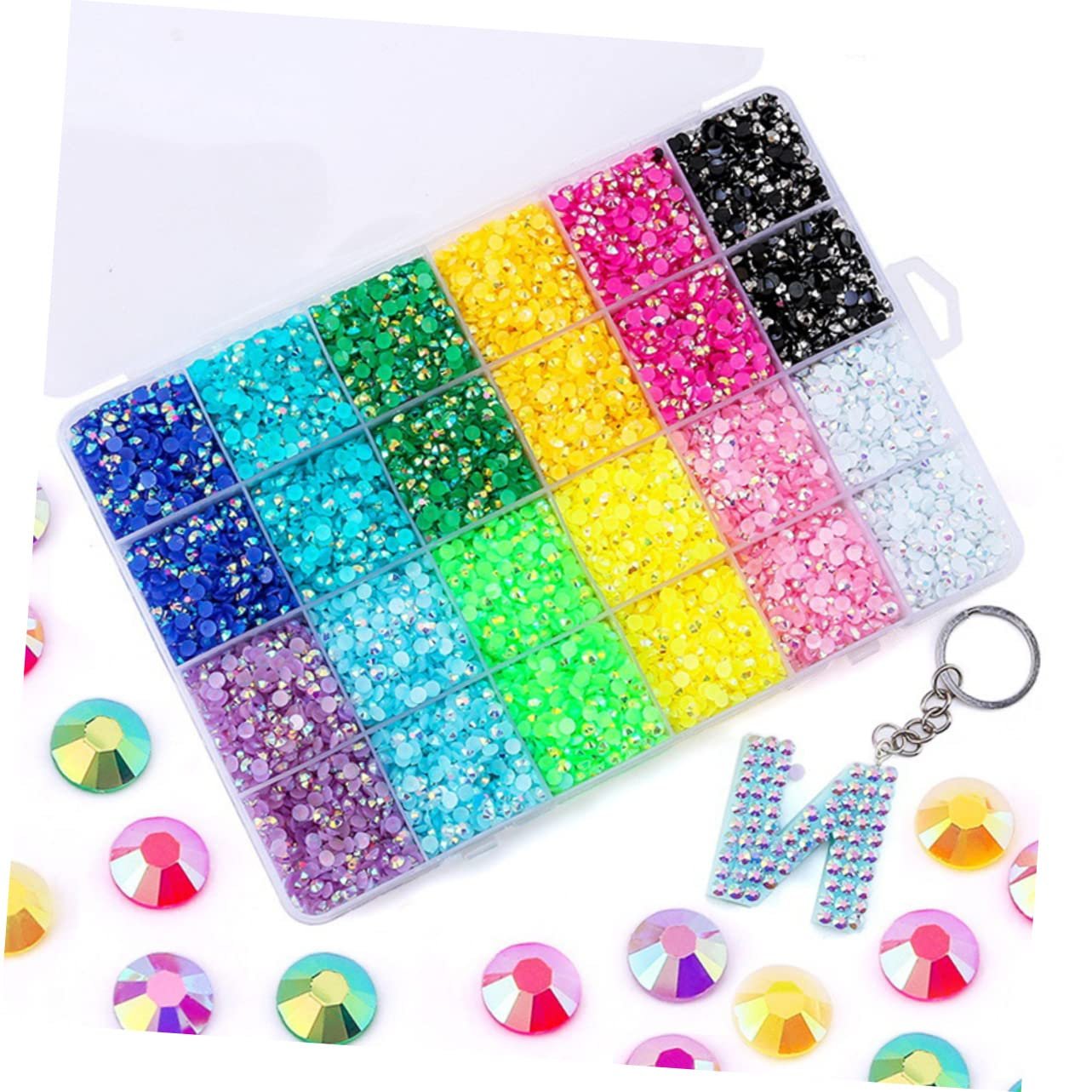 Стрази для нігтів FOMIYES Діаманти з смоли для DIY манікюру, фото №6