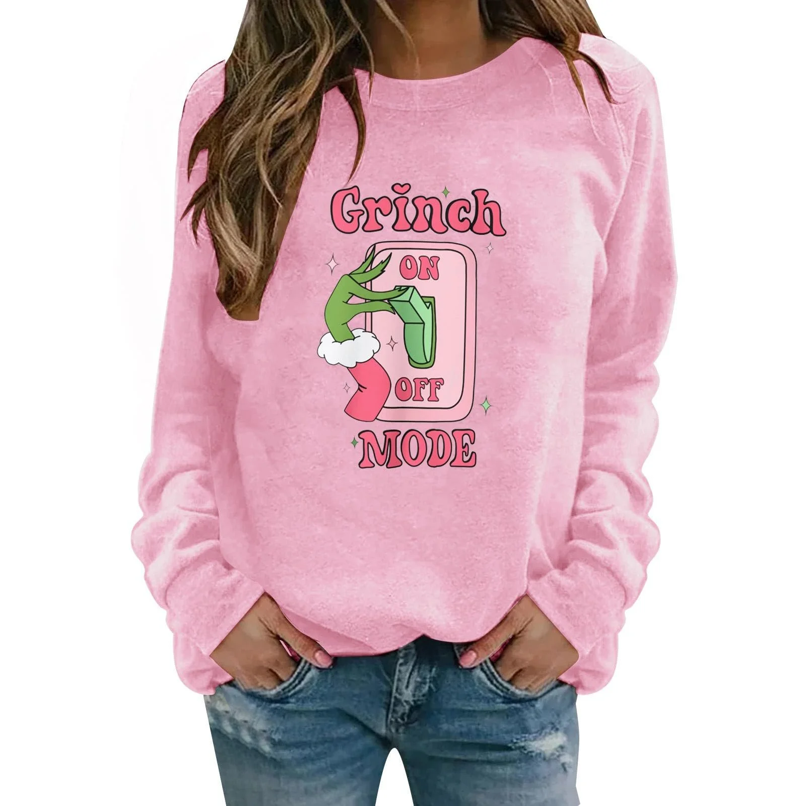 Женский рождественский свитер BHXUTK, фото №1