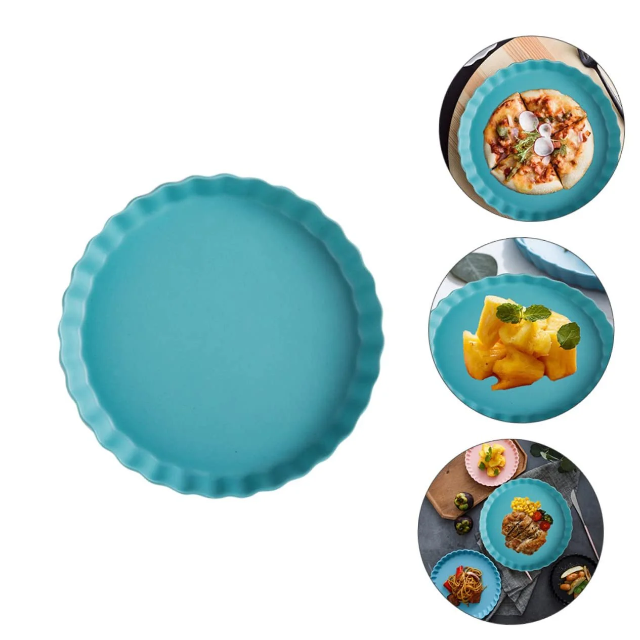 Форма для пиццы Mobestech керамическая круглая 1 шт, фото №2