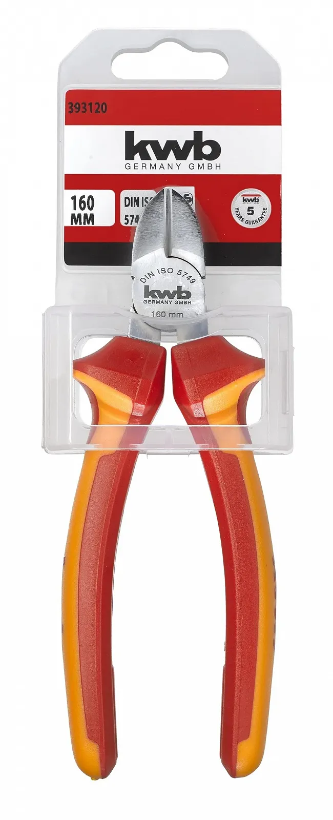 Бокорезы KWB VDE 160 мм VDE GS Tested 393120 (согласно DIN ISO 5749, индукционно закаленные режущие кромки), фото №2
