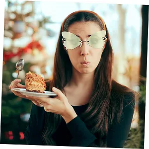 Солнцезащитные очки без оправы PACKOVE Набор из 5 шт. Разноцветные линзы synthetic.ua - Фото 1