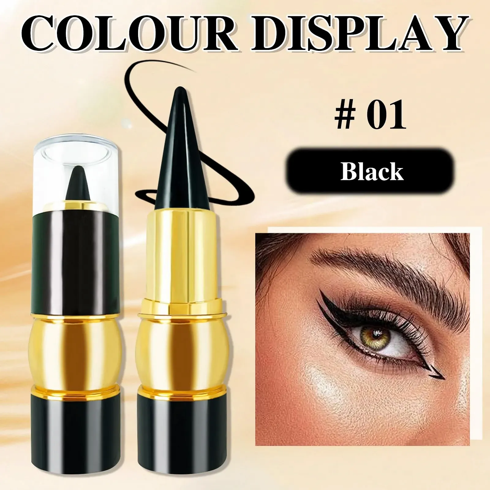 Олівець для очей Водостійкий Гелевий, фото №6