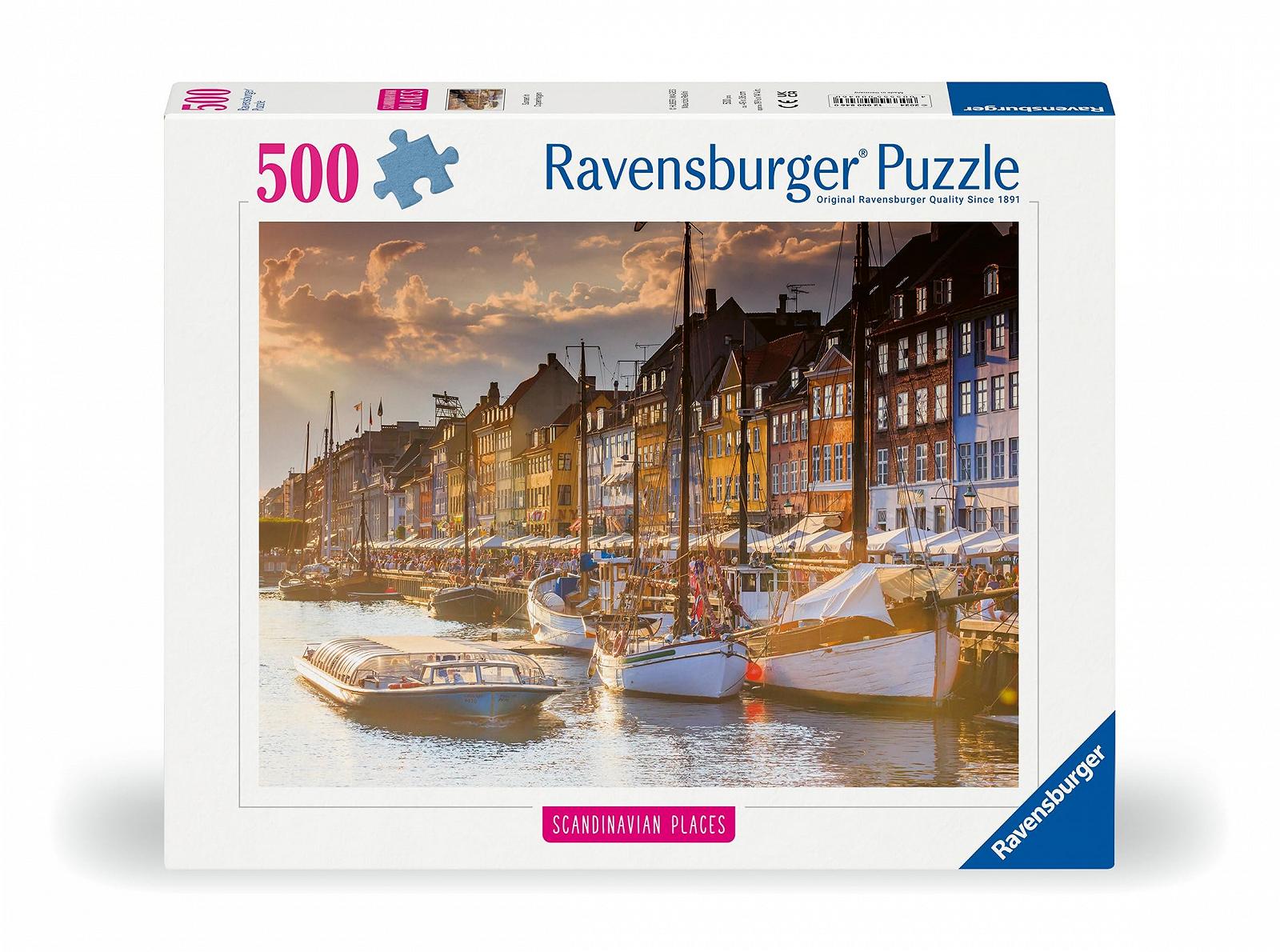 Пазл Ravensburger Scandinavian Places 12000846 Закат в Копенгагене 500 элементов, фото №2