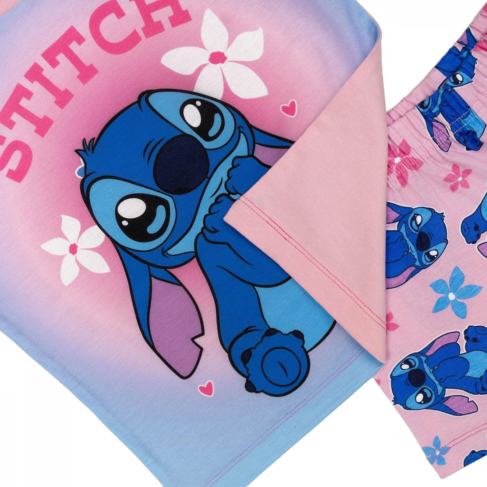Піжама з шортами Disney Lilo and Stitch для дівчат з рюшами, фото №6
