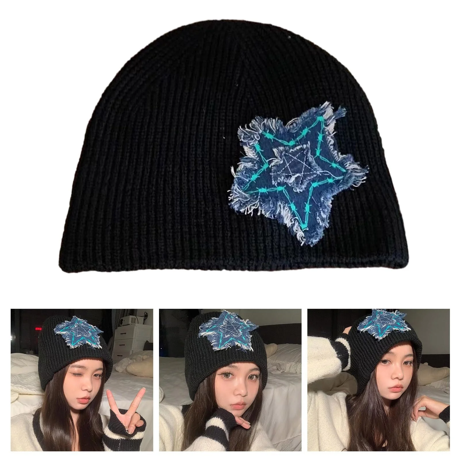 Зимова шапка для підлітків Ldabrye Еластична вітрозахисна, фото №2