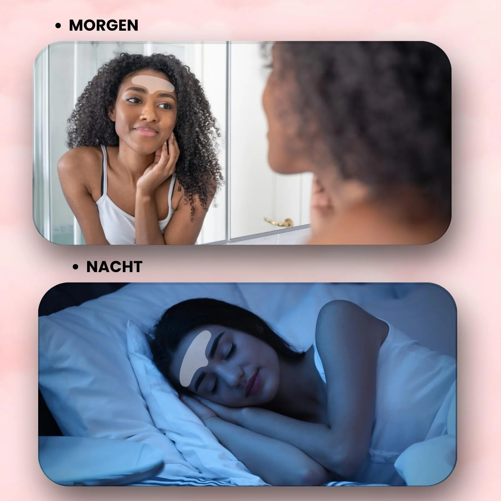 Пластирі проти зморшок Багаторазові Силіконові, 4 шт., Зволоження та Підтяжка Шкіри, фото №4