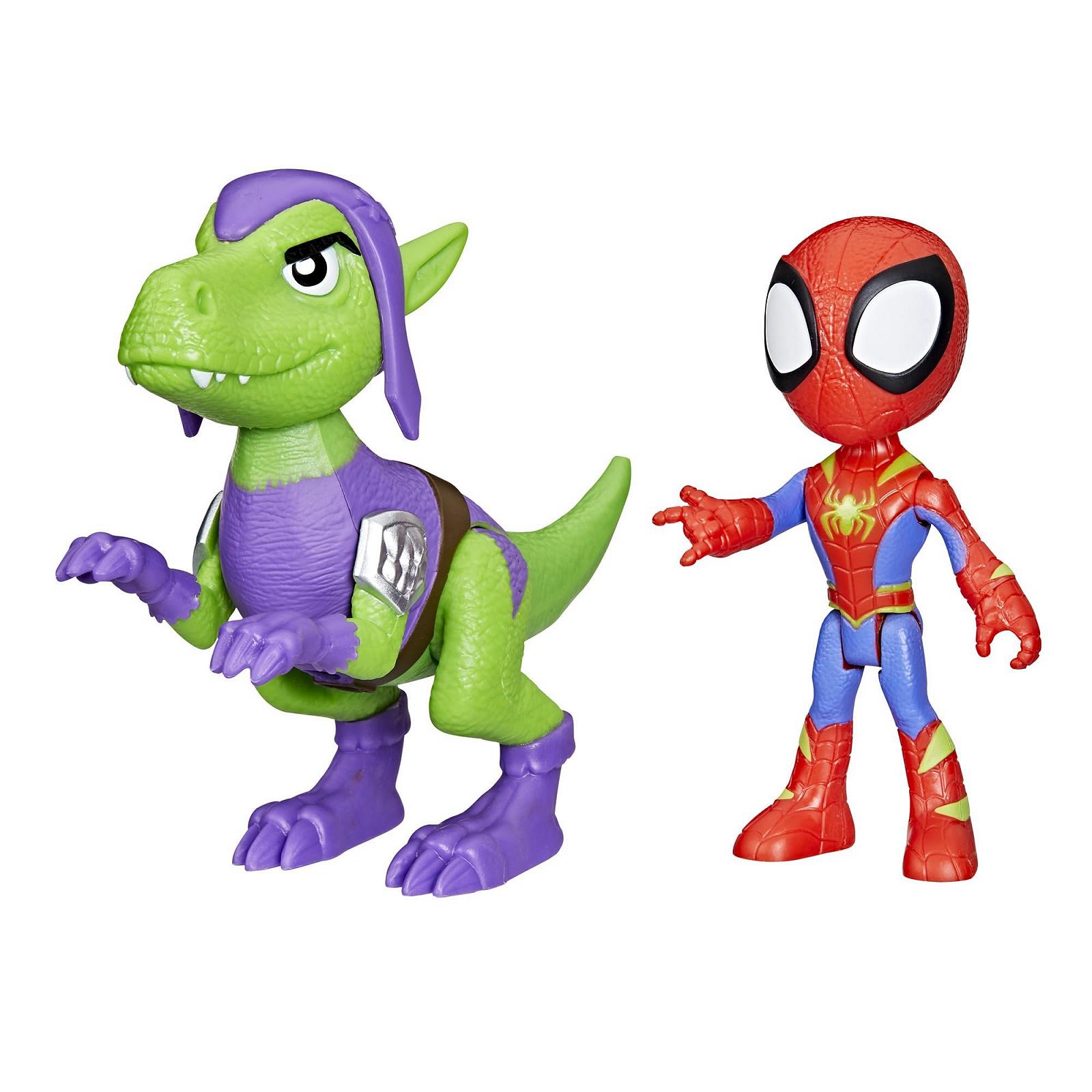Набор фигурок Spidey и его Super Friends Dino Webs, Spidey и Goblin Raptor, фото №1