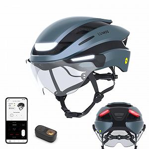 Шолом Lumos Ultra E-Bike Smart з передніми та задніми LED-ліхтарями, висувним щитком, керуванням через додаток для дорослих - Фото 1