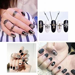 Металлические заклепки для ногтей Jie Du Крест 4 x 6 мм Золотой, Серебряный 6 шт synthetic.ua - Фото 1