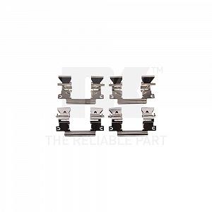 Комплект аксесуарів, гальмівні колодки дискові NK 79991013, передній міст - Фото 1