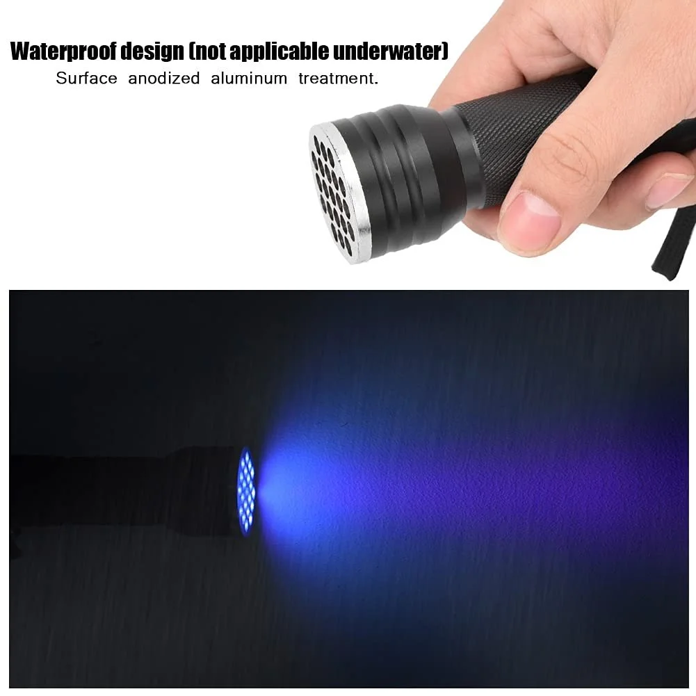 Ультрафіолетовий ліхтарик LED 21 лампа Нефрит Валюта, фото №6