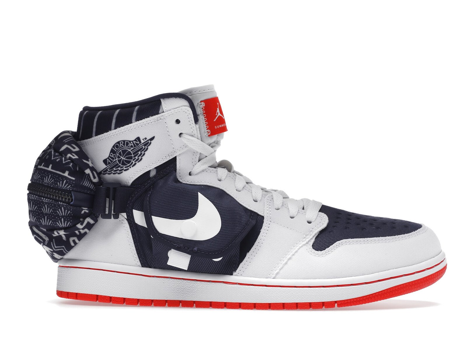 Кроссовки Jordan 1 Retro High OG SP Utility Quai 54 (2022) размер 41, фото №4