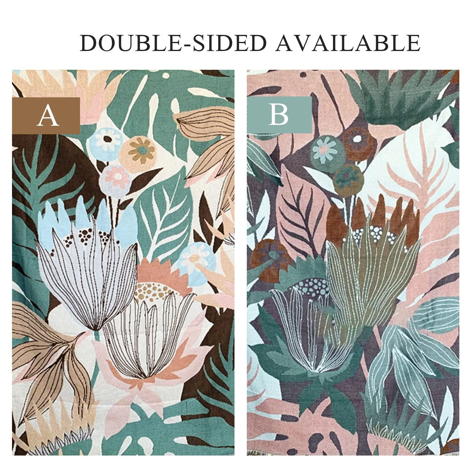 Покрывало Тканое LumiSyne Двустороннее Хлопковое с Кисточками Jungle Богемный Стиль Гобелен Декоративное Покрывало для Кровати Дивана Кресла Кемпинга Скатерть Ковер 160 x 130 см, фото №3 Покрывало Тканое LumiSyne Двустороннее Хлопковое с Кисточками Jungle Богемный Стиль Гобелен Декоративное Покрывало для Кровати Дивана Кресла Кемпинга Скатерть Ковер 160 x 130 см, фото №3