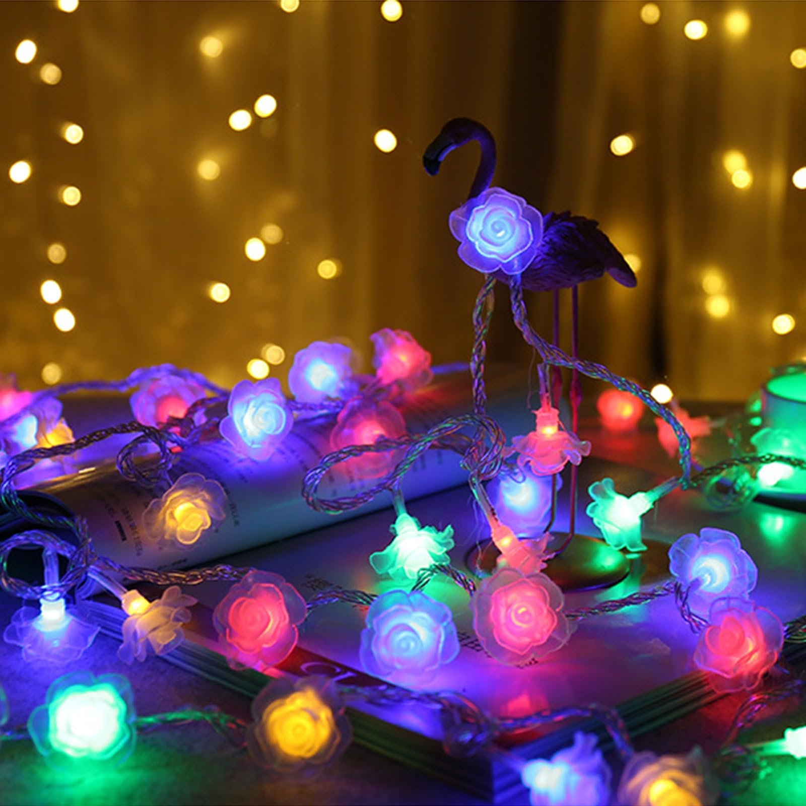 Гірлянда ENLACE Троянда, 3 м, 20 LED, Різнокольоровий, фото №4