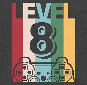 Детская толстовка Shirtracer 8th Birthday - Gaming Level Eight synthetic.ua - Фото 1