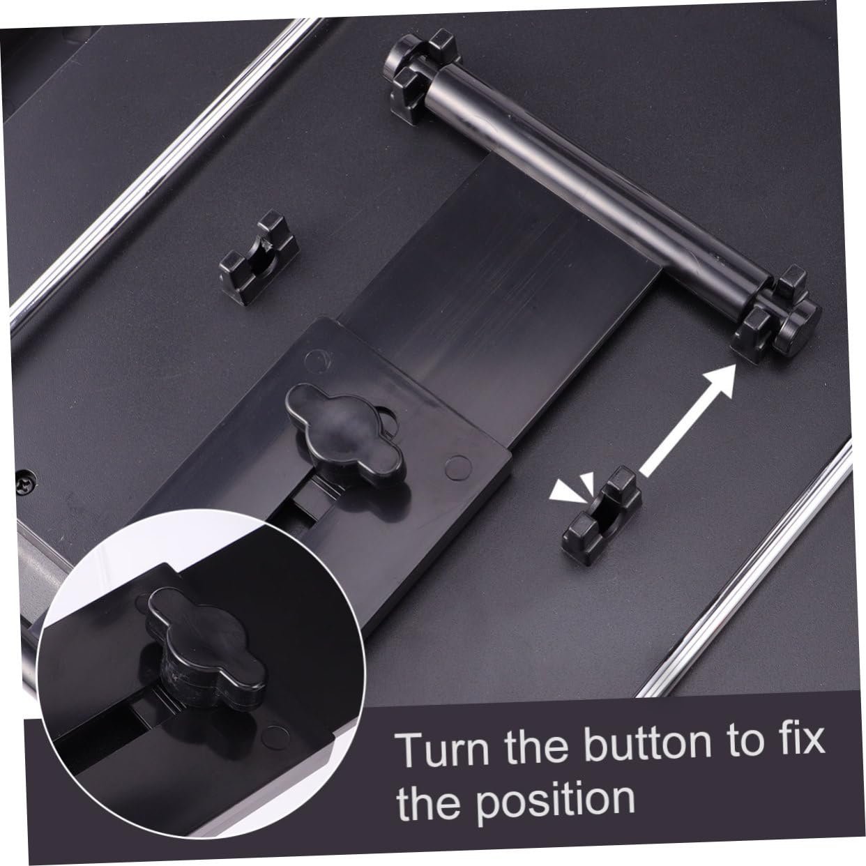 Автомобільний столик для ПК пластиковий тримач для комп'ютера з відділенням для планшета, фото №6