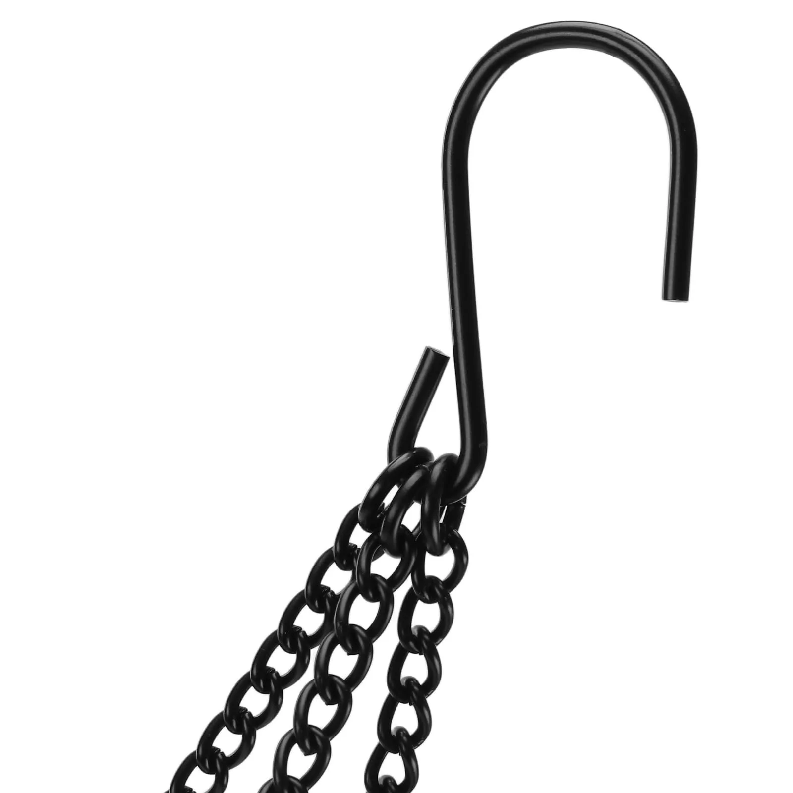 Підвісні горщики з автополивом Пластикові з ланцюжком Чорні Набір з 2 шт., фото №5 Підвісні горщики з автополивом Пластикові з ланцюжком Чорні Набір з 2 шт., фото №5