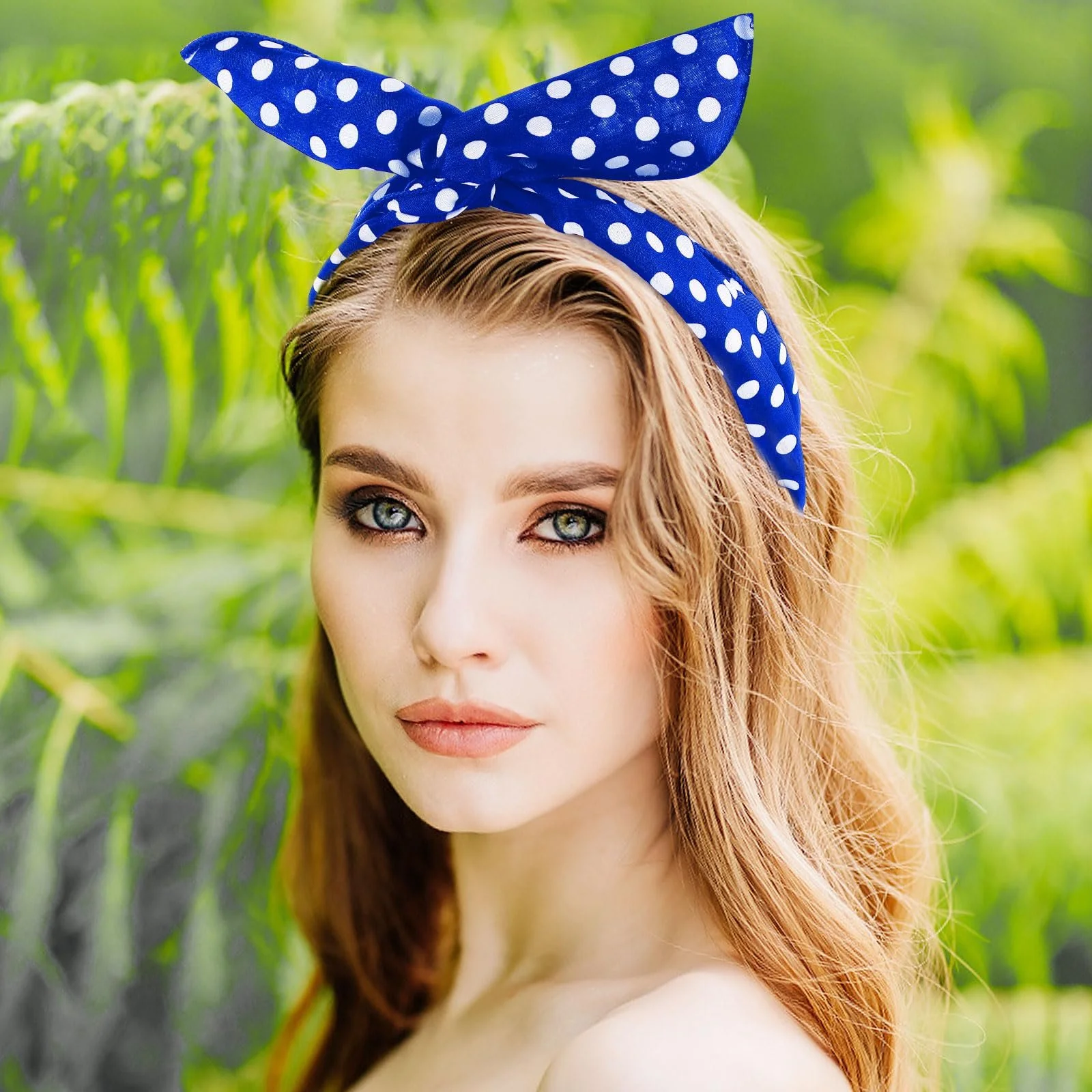 Пов'язка на голову в горошок Prasacco, фото №6