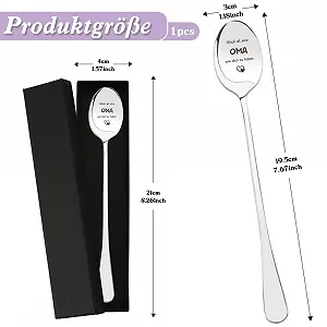 Ложка з гравіюванням для бабусі Gl", матеріал нержавіюча сталь synthetic.ua - Фото 1