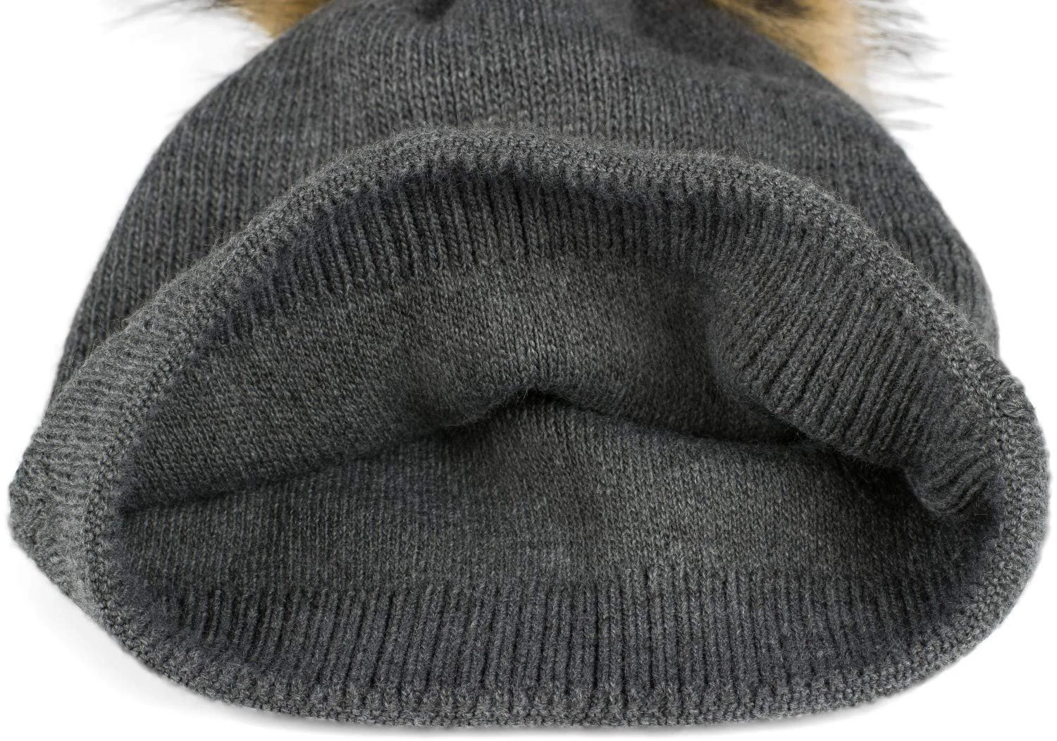 Вязаная шапка с помпоном styleBREAKER Unisex 04024181, однотонная, с узором зубцов, фото №3 Вязаная шапка с помпоном styleBREAKER Unisex 04024181, однотонная, с узором зубцов, фото №3